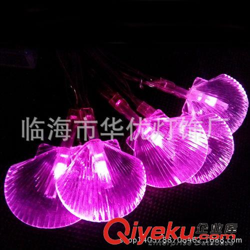 LED電池套花彩燈燈串  led扇貝套件 節日彩燈 戶外防水串燈 婚慶原始圖片3