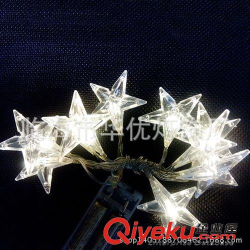 led星星燈串 圣誕彩燈燈串 led星星掛件 led帶電池燈串 節日彩燈