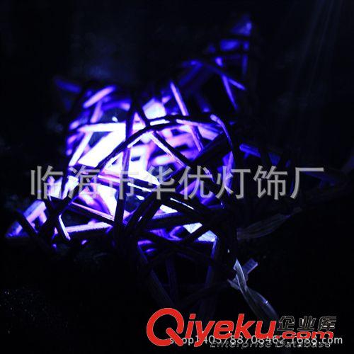 led星星燈串 圣誕彩燈燈串 led星星掛件 led帶電池燈串 節日彩燈