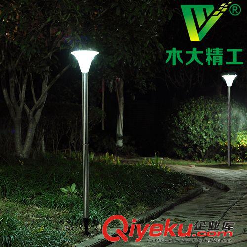太陽能庭院燈不銹鋼高亮花園太陽能路燈led節(jié)能（18led地插燈）原始圖片2