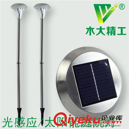太陽能庭院燈不銹鋼高亮花園太陽能路燈led節(jié)能（18led地插燈）原始圖片3
