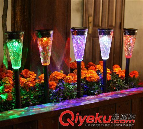 太陽能燈庭院小夜led燈節(jié)能戶外草坪花園燈長臉燈