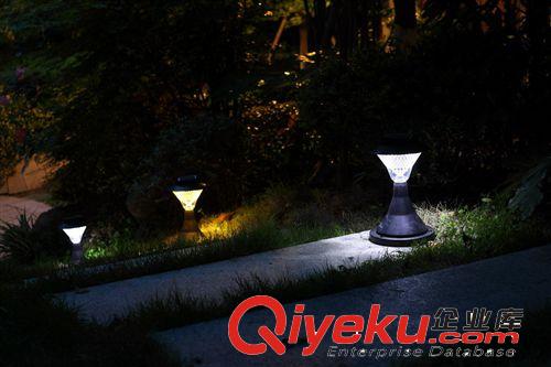 太陽能燈戶外超亮小夜燈庭院家用led景觀路燈8LED不加高柱頭燈原始圖片2