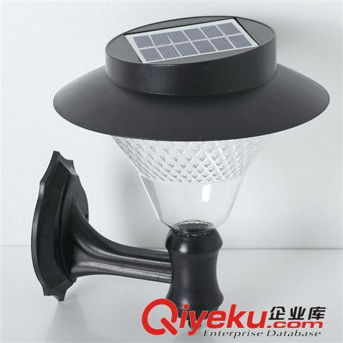 太陽能燈 庭院燈戶外草坪燈led超亮景觀燈 太陽能路燈8LED墻燈原始圖片3