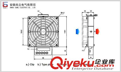 供應(yīng)加熱器 HVL031系列超薄風(fēng)機型節(jié)省空間的暖風(fēng)加熱器原始圖片2