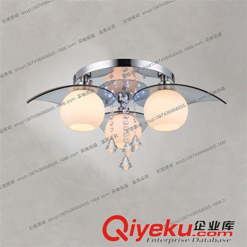 LED現(xiàn)代簡約大氣客廳燈 水晶燈具 臥室吸頂燈 客廳大燈具YL-003-6