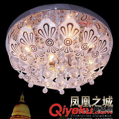 豪華水晶燈 現代簡約LED吸頂燈 客廳臥室餐廳燈飾吊燈圓形YL-903