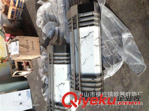 戶外壁燈【歐展照明】廠家批發(fā)不銹鋼云石板戶外壁燈 售樓部壁燈原始圖片2