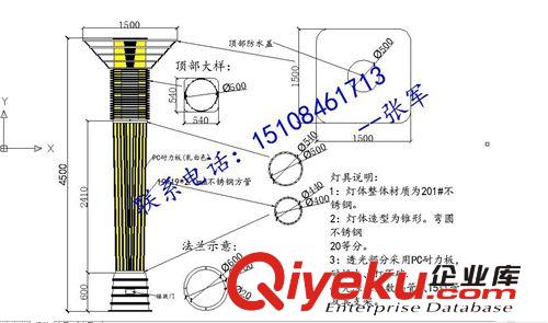 2014新款 实用性强 亮度大 造型优美 不锈钢景观灯