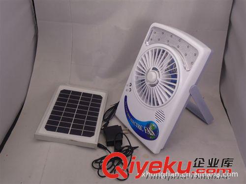 太陽能迷你電風扇帶LED(圖)原始圖片2