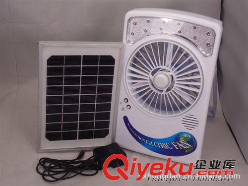 太陽能迷你電風扇帶LED(圖)原始圖片3