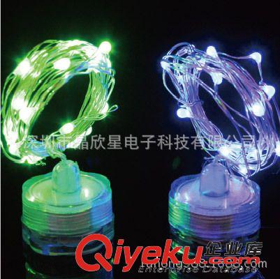 【廠家力薦】LED圣誕防水蠟燭燈串 節(jié)日裝飾彩燈銅線燈串 裝飾燈原始圖片3