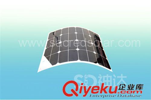 50W{gx}半柔性太陽能電池板，sunpower單晶硅柔性板轉(zhuǎn)換率20%以上