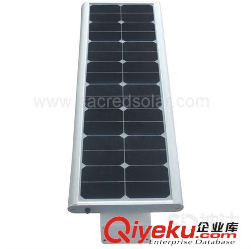 太阳能一体化{gx}路灯25W，sunpower单晶硅组件转换率20%以上