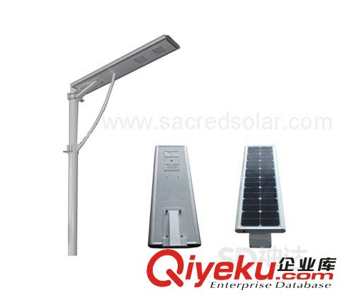 太陽(yáng)能一體化{gx}路燈20W，sunpower單晶硅組件轉(zhuǎn)換率20%以上