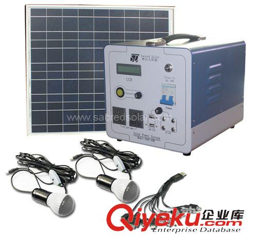 50W便携式离网小系统，sunpower太阳能移动电源，充电宝