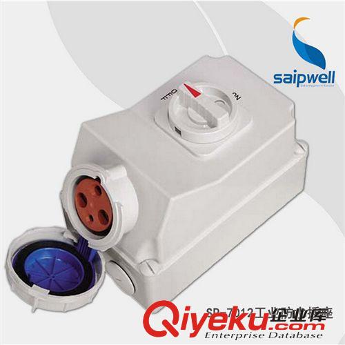 【溫州生產(chǎn)】電源插頭SP-7012機(jī)械連鎖插座 3孔機(jī)械連鎖插座16A原始圖片2