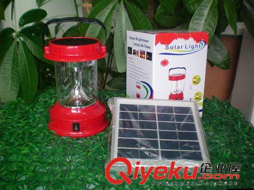 太陽能手提燈 太陽能應急燈 野營燈 家用燈 節(jié)能燈原始圖片2