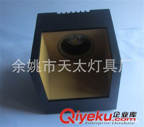 現(xiàn)代鋁壓鑄LED1*1W戶外壁燈 IP54防水壁燈 方形樓梯過道燈原始圖片3