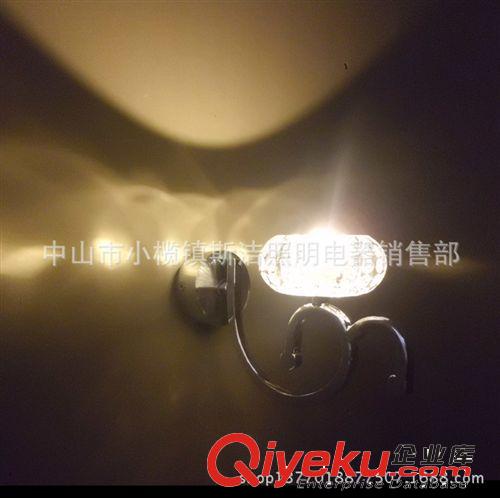 廠家直銷現代LED水晶壁燈 室內裝飾壁燈 酒店壁燈 LED小夜燈批發