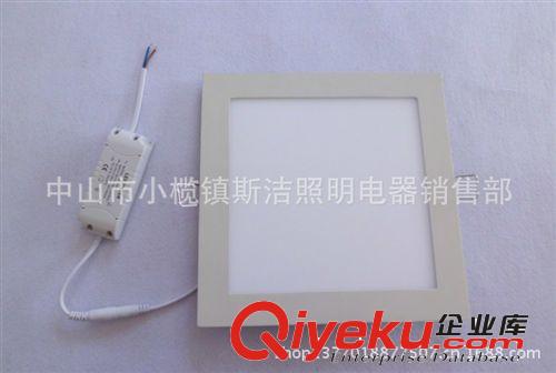 廠家供應優質LED面板燈  12W長方形LED面板燈  中山LED燈具批發