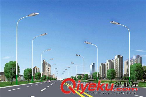 生產銷售 白色高桿節能單臂路燈 戶外大功率單臂路燈 價格便宜原始圖片3
