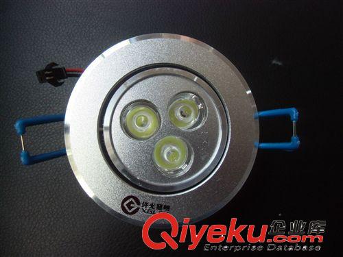 廠家直銷天花燈 LED 3W 拉絲天花射燈 吊頂天花燈批發 質量保證