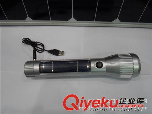 太陽能手電筒廠家生產供應 led太陽能手電筒 太陽能充電手電筒原始圖片2