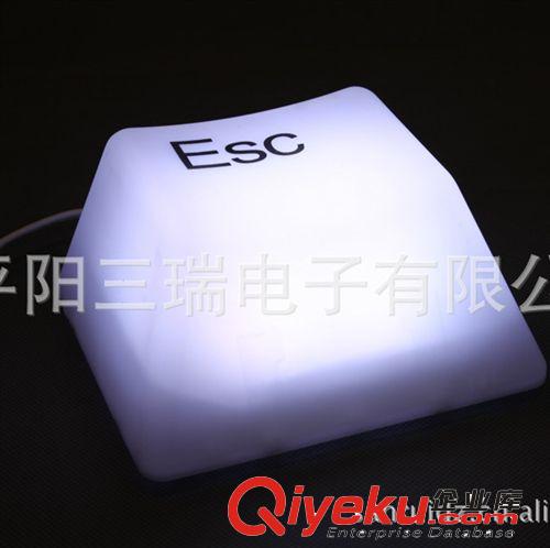 【優質直銷】供應新款創意LED按鍵燈 USB接口鍵盤LED按鍵燈