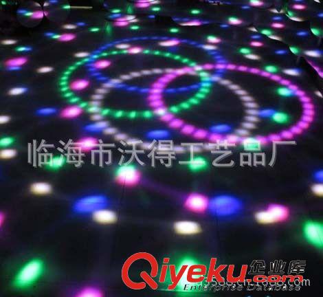6色MP3音樂蜘蛛網水晶魔球燈LED水晶魔球激光燈舞臺燈光酒吧裝飾原始圖片3