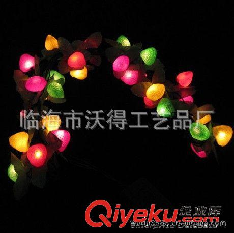 圓玫瑰花燈圣誕水果燈芙蓉花荷花裝飾燈串