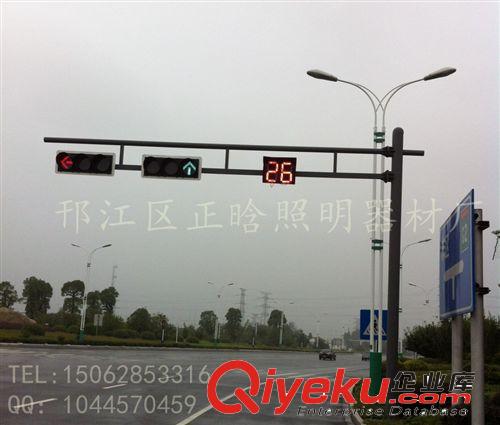 廠家批發(fā)供應(yīng)框架式交通信號燈桿、交警燈桿、紅綠燈桿，阿里批發(fā)原始圖片2