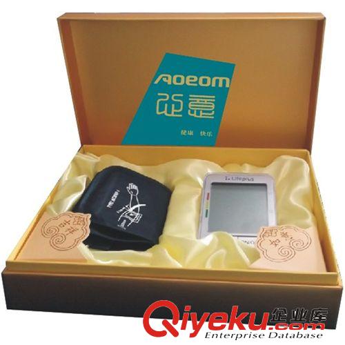 奧又美廠家直銷LCD大屏顯語音報血壓計禮盒/多功能臂式血壓計禮品原始圖片3
