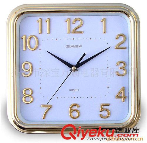 簡約 石英鐘 掛鐘 鐘 凸字 方形 QUARTZ CLOCK 掛鐘 創(chuàng)意掛鐘原始圖片2