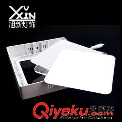 圓形明裝面板燈120MM  led側面發光 6W面板燈成品