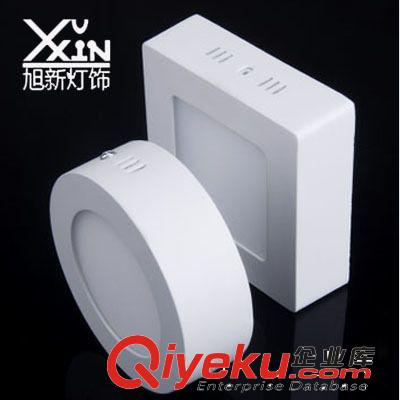 圓形明裝面板燈120MM  led側面發光 6W面板燈成品