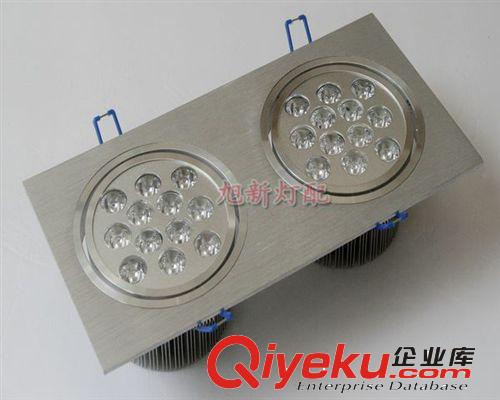 led方形天花燈 led車鋁天花射燈 方形led天花燈套件外殼12x1w原始圖片2