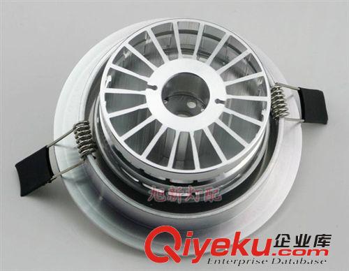 車鋁高光天花燈燈具 led車鋁高光天花射燈 led天花燈套件外殼5x1w原始圖片3