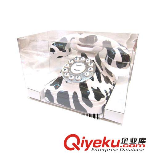 廠家直銷 供應(yīng)復古轉(zhuǎn)盤按鍵電話 仿古電話 奶牛復古電話原始圖片3