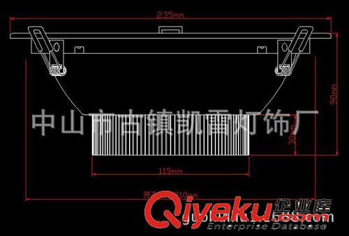 8寸18/21W筒燈外殼配件 LED車鋁筒燈外殼套件 開孔210 面徑235