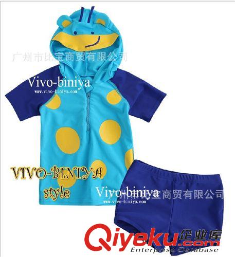 [ 斷碼清倉]vivo-biniya 兒童泳衣 韓版連體分體泳衣原始圖片2