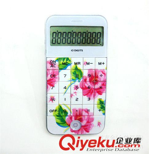 新款印花面 IPHONE4S蘋果計算器 手機(jī)型計算器可印LOG 計算機(jī)大花