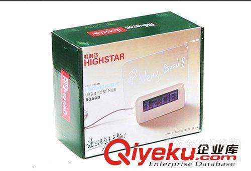 USB時鐘留言板 好時達(dá)1140A創(chuàng)意LED計時器 配熒光筆留言板原始圖片3