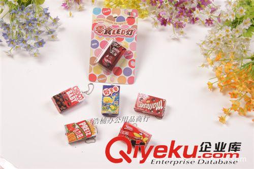 批發牛奶盒型6款LED燈/可愛掛件迷你小手電筒原始圖片2