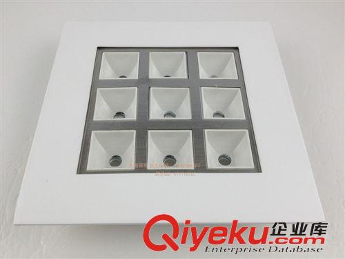 供應優質LED格柵燈外殼 超薄平板格柵燈 LED天花射燈 天花燈配件