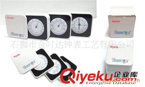 供應(yīng)四方表 禮品鐘表 時(shí)尚禮品 溫濕度鐘表