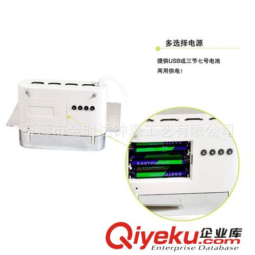 留言板鬧鐘 商務(wù)禮品 USB HUB萬年歷帶寫字板 最創(chuàng)意鬧鐘原始圖片3