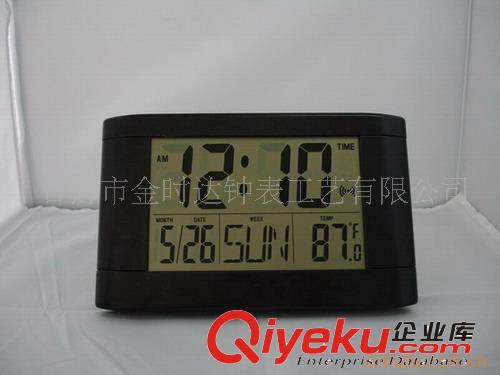 供應(yīng)大屏幕萬(wàn)年歷 LCD禮品鐘 臺(tái)掛電子鐘 兩用可放桌面也可掛墻上