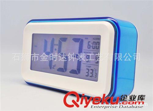 供應(yīng) USB雙電源供電聰明鐘 新款 帶USB接口充電 帶觸摸功能原始圖片2