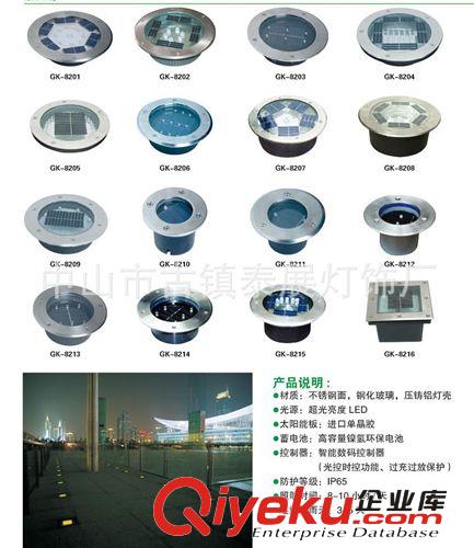 供應室外太陽能柱頭燈